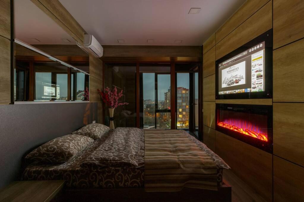City Center. Panoramic Windows. Fireplace. Chisinau Ngoại thất bức ảnh